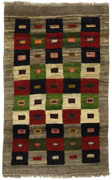 Gabbeh - Bakhtiari Persian Carpet 157x98