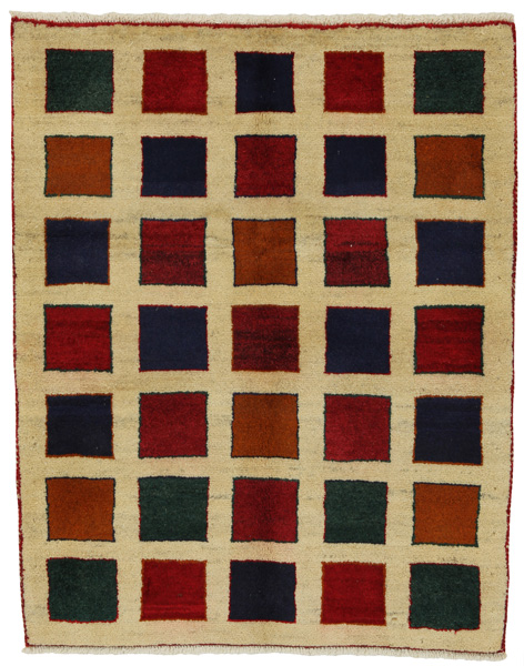 Gabbeh - Bakhtiari Persian Carpet 140x109