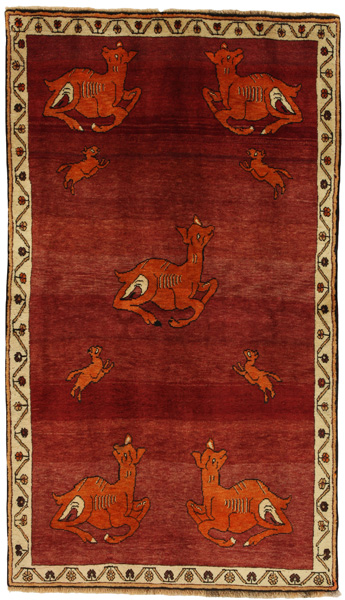 Gabbeh - Qashqai Persian Carpet 209x121