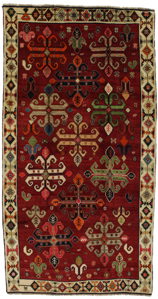 Gabbeh - Qashqai Persian Carpet 294x154