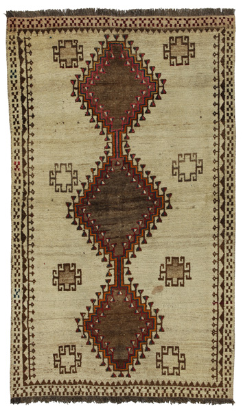 Gabbeh - Qashqai Persian Carpet 205x120