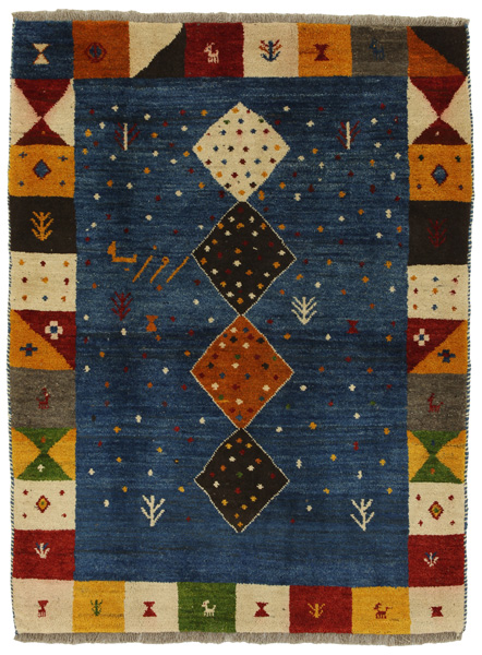 Gabbeh - Bakhtiari Persian Carpet 173x130