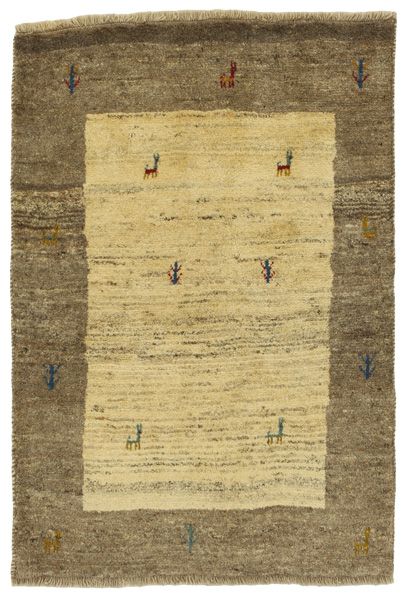 Gabbeh - Qashqai Persian Carpet 139x96