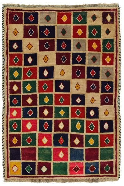 Gabbeh - Bakhtiari Persian Carpet 148x100