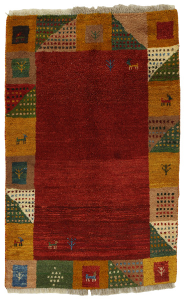 Gabbeh - Qashqai Persian Carpet 148x94