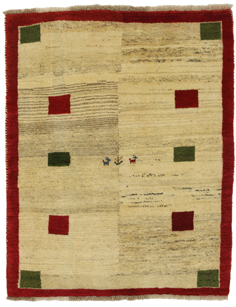 Gabbeh - Qashqai Persian Carpet 146x116