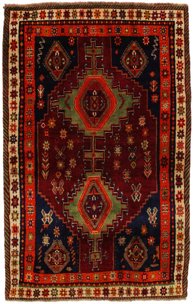 Gabbeh - Qashqai Persian Carpet 250x158
