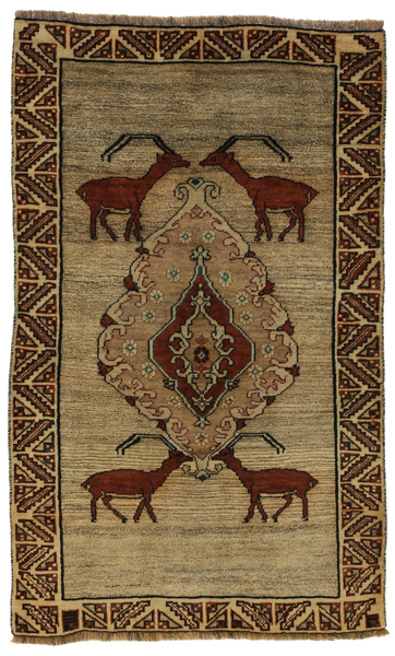 Gabbeh - Qashqai Persian Carpet 183x113
