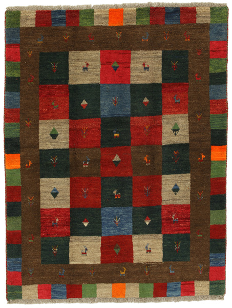Gabbeh - Bakhtiari Persian Carpet 202x155