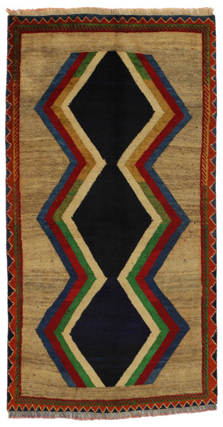 Gabbeh - Qashqai Persian Carpet 175x93