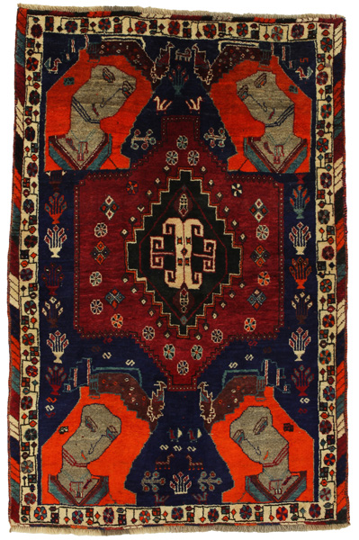 Gabbeh - Qashqai Persian Carpet 191x126