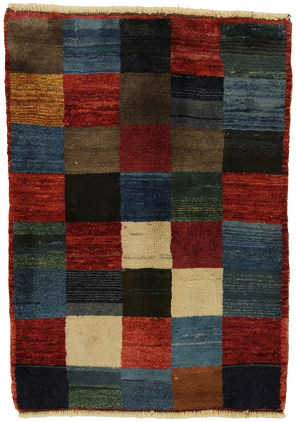 Gabbeh - Bakhtiari Persian Carpet 120x84