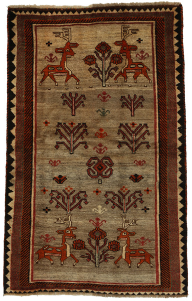 Gabbeh - Qashqai Persian Carpet 180x113
