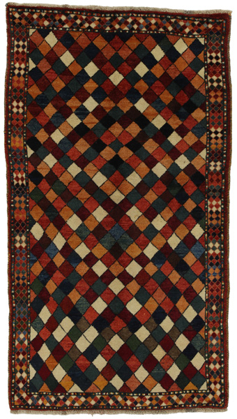 Gabbeh - Bakhtiari Persian Carpet 197x110