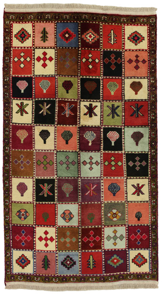 Gabbeh - Bakhtiari Persian Carpet 204x114