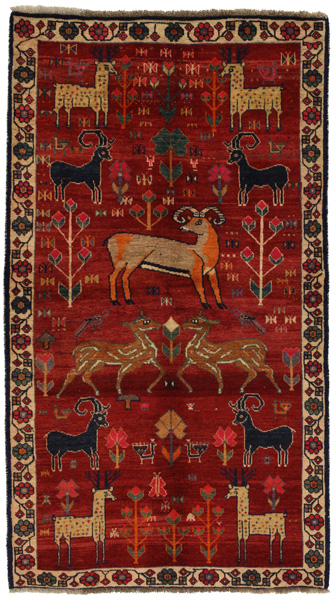 Gabbeh - Qashqai Persian Carpet 216x122