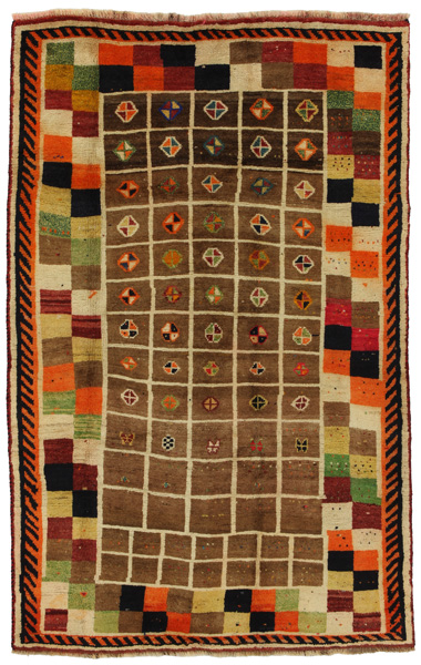 Gabbeh - Bakhtiari Persian Carpet 202x128