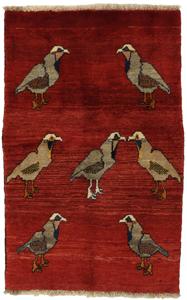 Gabbeh - Qashqai Persian Carpet 170x108