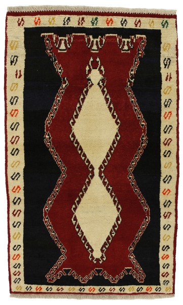 Gabbeh - Qashqai Persian Carpet 155x95