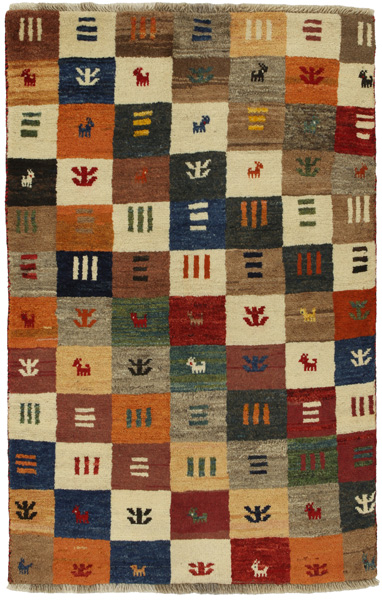 Gabbeh - Bakhtiari Persian Carpet 158x103
