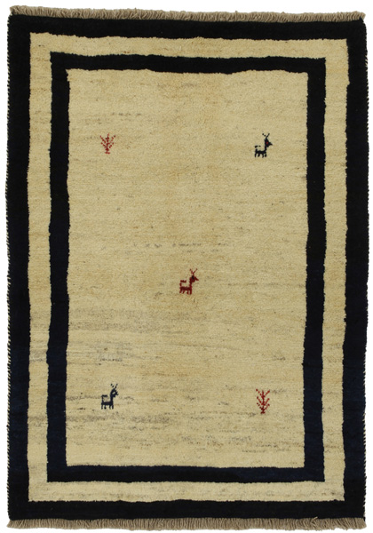 Gabbeh - Qashqai Persian Carpet 144x104