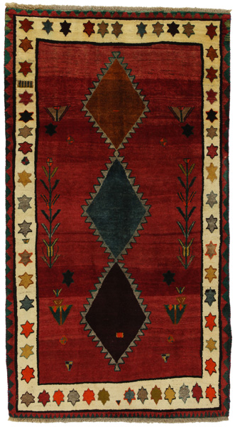 Gabbeh - Qashqai Persian Carpet 230x126