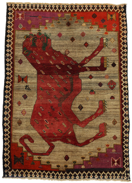 Gabbeh - Qashqai Persian Carpet 178x127