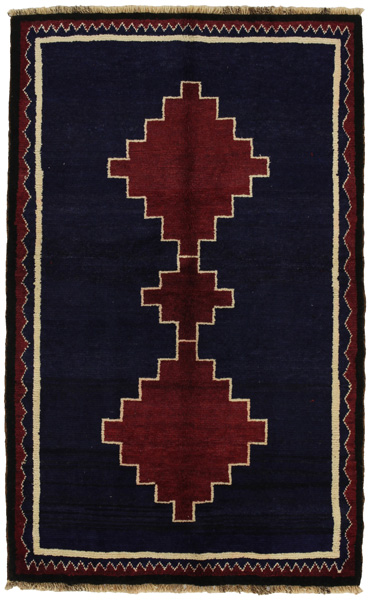 Gabbeh - Qashqai Persian Carpet 184x113