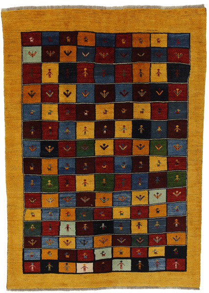 Gabbeh - Bakhtiari Persian Carpet 241x170