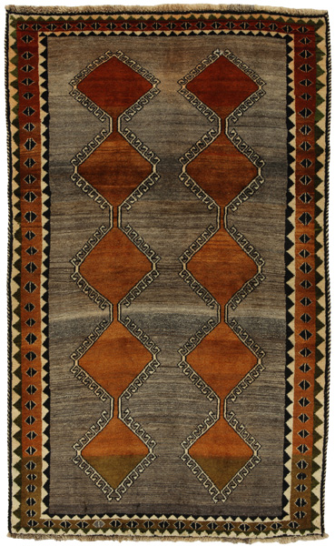 Gabbeh - Qashqai Persian Carpet 213x132