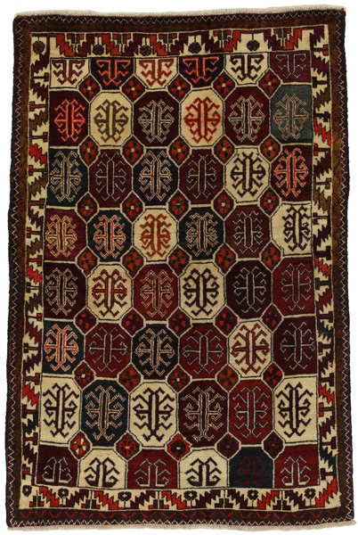 Gabbeh - Bakhtiari Persian Carpet 190x125