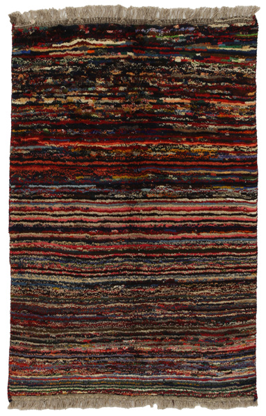 Gabbeh - Qashqai Persian Carpet 155x100