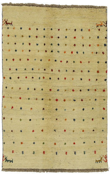 Gabbeh - Qashqai Persian Carpet 147x96
