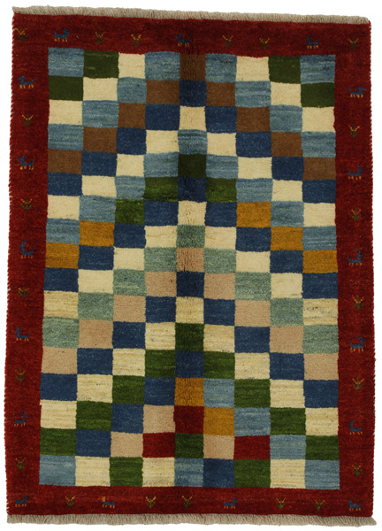 Gabbeh - Bakhtiari Persian Carpet 146x109