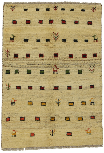Gabbeh - Qashqai Persian Carpet 142x100