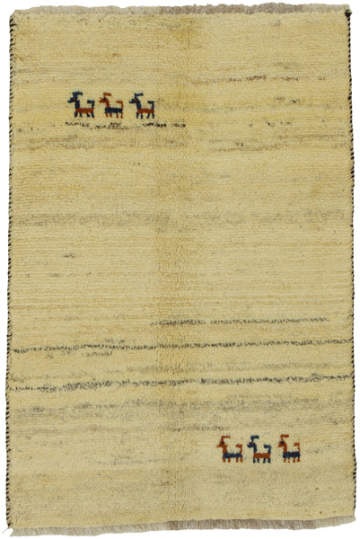 Gabbeh - Qashqai Persian Carpet 140x94