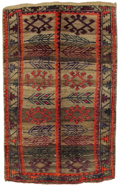 Gabbeh - Qashqai Persian Carpet 178x112