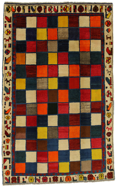 Gabbeh - Bakhtiari Persian Carpet 310x193
