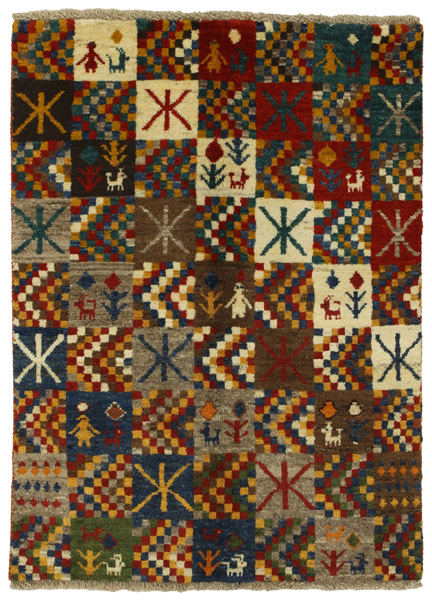 Gabbeh - Bakhtiari Persian Carpet 147x107