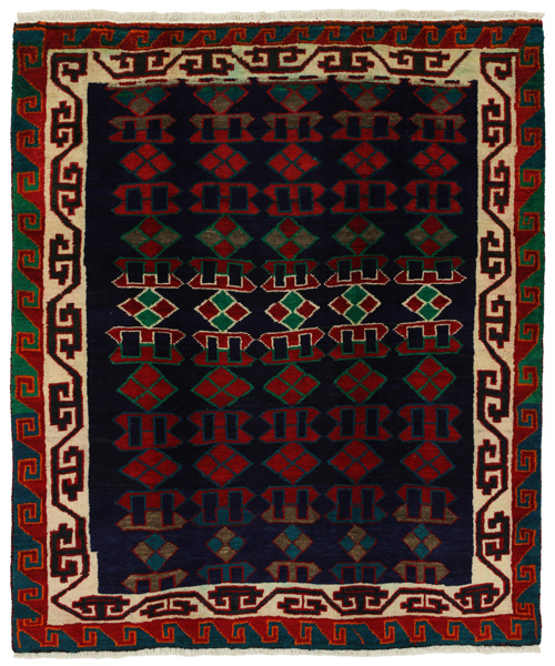 Gabbeh - Qashqai Persian Carpet 218x182