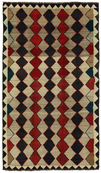 Gabbeh - Qashqai Persian Carpet 236x137