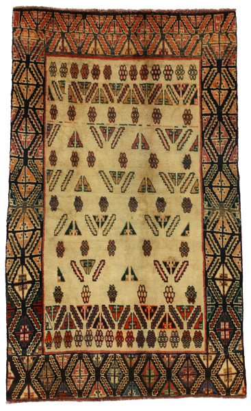 Gabbeh - Qashqai Persian Carpet 205x124