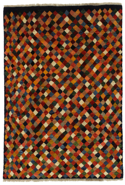 Gabbeh - Bakhtiari Persian Carpet 188x128