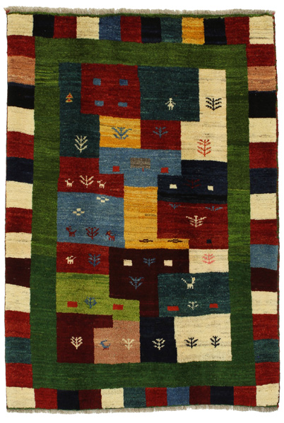 Gabbeh - Bakhtiari Persian Carpet 178x123