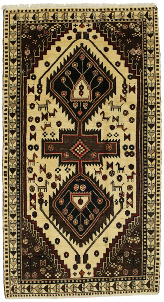 Qashqai - Gabbeh Persian Carpet 253x136