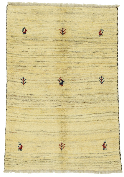 Gabbeh - Qashqai Persian Carpet 140x98