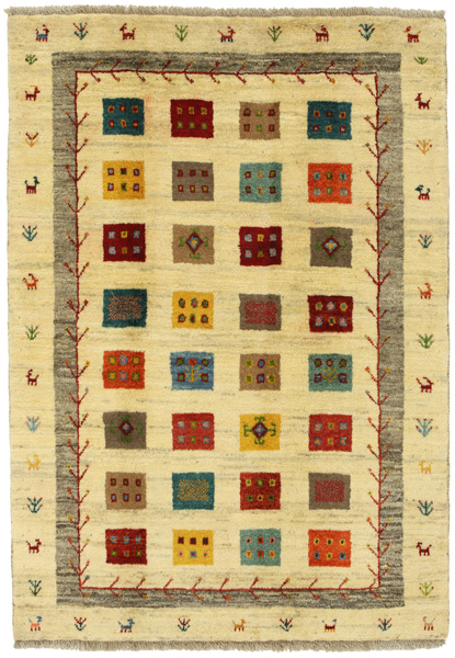 Gabbeh - Bakhtiari Persian Carpet 181x127