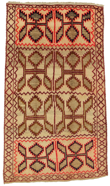 Gabbeh - Qashqai Persian Carpet 210x122