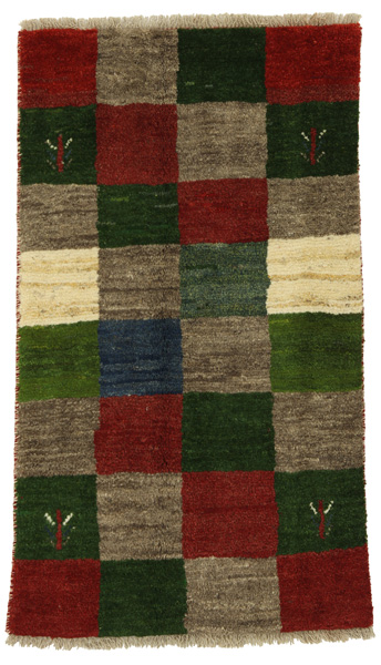 Gabbeh - Bakhtiari Persian Carpet 127x72