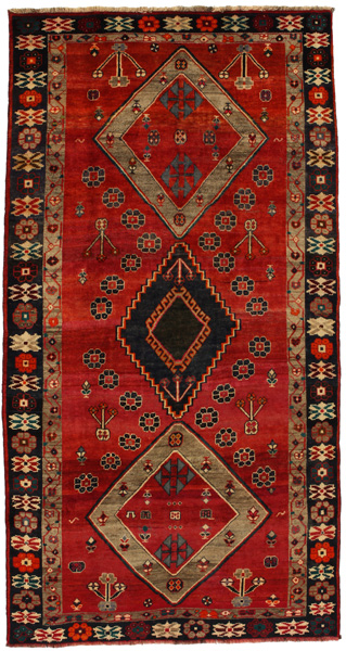 Qashqai - Gabbeh Persian Carpet 292x153